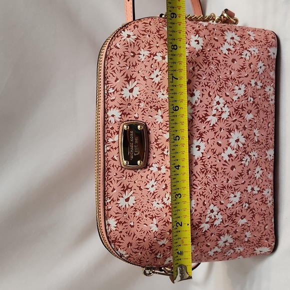 Michael Kors Cindy Dome Rose Floral Print Crossbody Bag - Picture 7 of 16